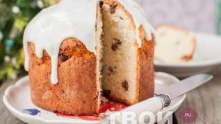 Творожный кулич