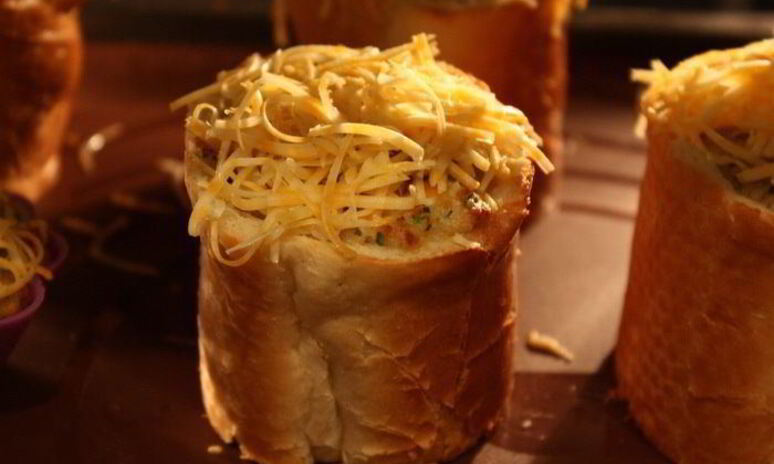 Рецепт рыбного пудинга в багете