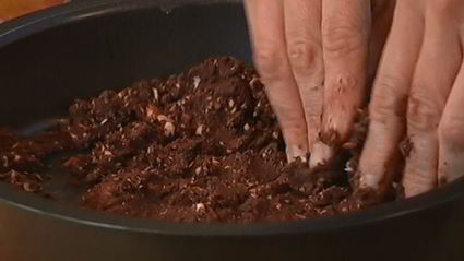 шоколадно-ореховый крамбл