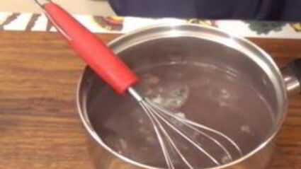 шоколадное желе