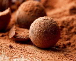 Шоколадный трюфель с сахаром мусковадо