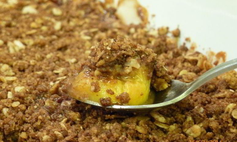 Рецепт сливового крамбла