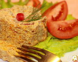 Куриное суфле с овощами