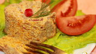 Куриное суфле с овощами