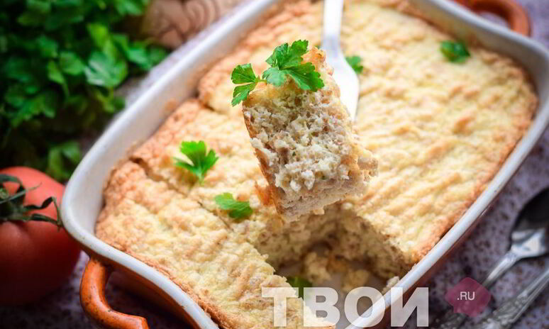 Рецепт мясного суфле для детей