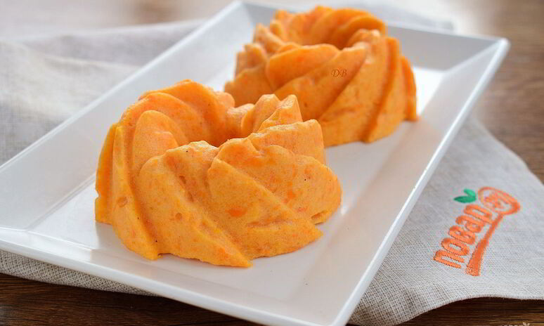 Рецепт пряного тыквенного суфле с отрубями