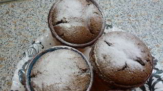 Шоколадное суфле с апельсиновым сиропом