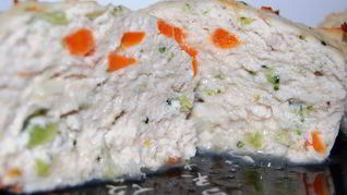 Суфле из индейки с овощами