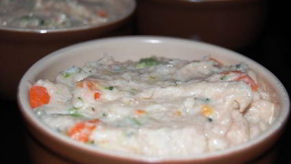 суфле из индейки с овощами