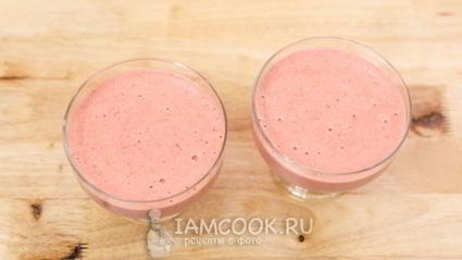 суфле из клубники с желатином