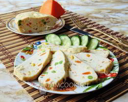 Суфле из курицы с овощами