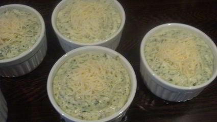 суфле из шпината с пармезаном