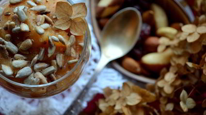 суфле из запеченной айвы