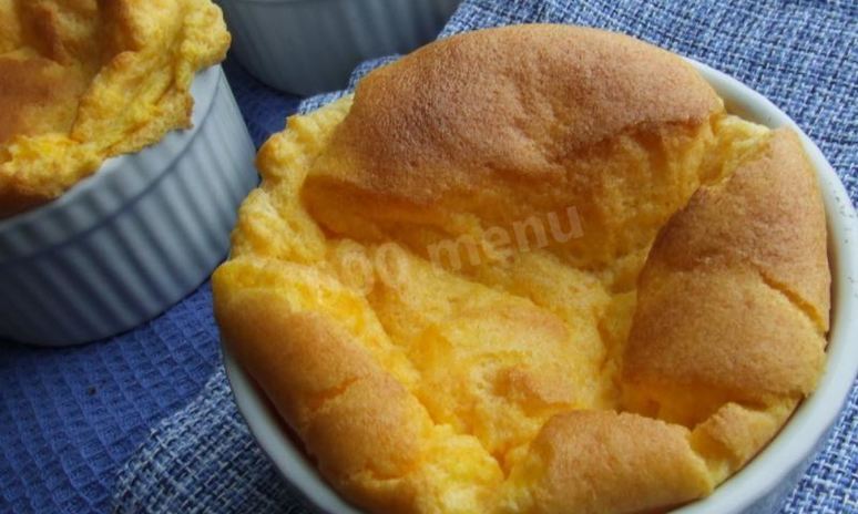 Рецепт суфле с тыквенным пюре