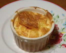 Суфле с зеленым горошком