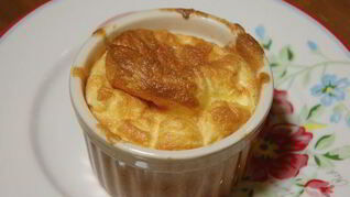 Суфле с зеленым горошком