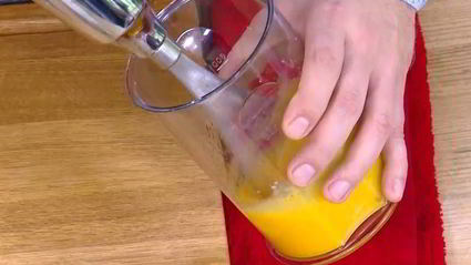 суфле с зеленым горошком