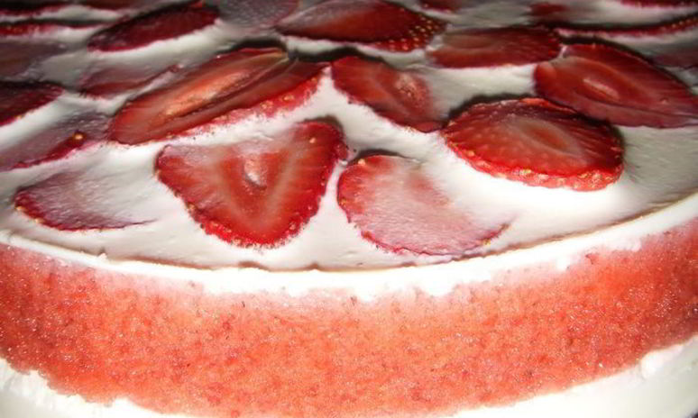 Рецепт торта-суфле strawberry temptation