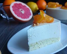 Торт-суфле Цитрусовая нежность