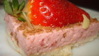 Тортик-light с клубничным суфле