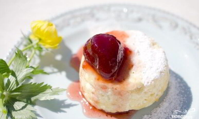 Рецепт творожно-бананового суфле