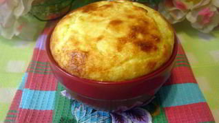 Творожное суфле с изюмом