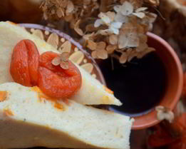 Творожное суфле с курагой