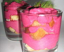 Свекольный тирамису