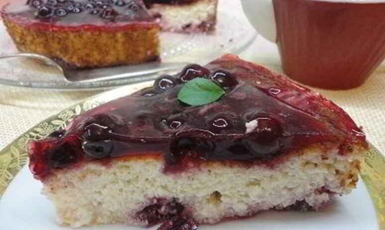 Рецепт творожно-вишневого десерт