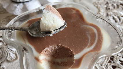 творожное желе зебра