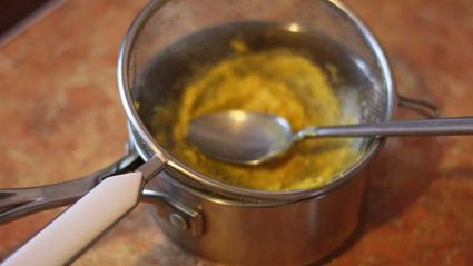 тыквенная панна котта с цитрусовым соусом