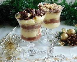 Ванильно-шоколадный десерт