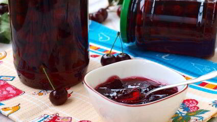 вишня консервированная в желе