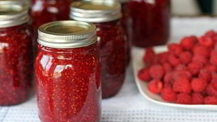 Желе из малины без варки