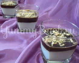 Желе молочно-кофейное