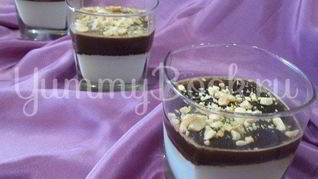 Желе молочно-кофейное