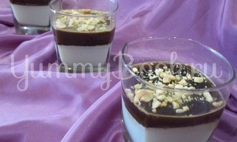 Рецепт желе молочно-кофейное