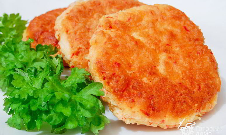 Рецепт биточков из крабовых палочек