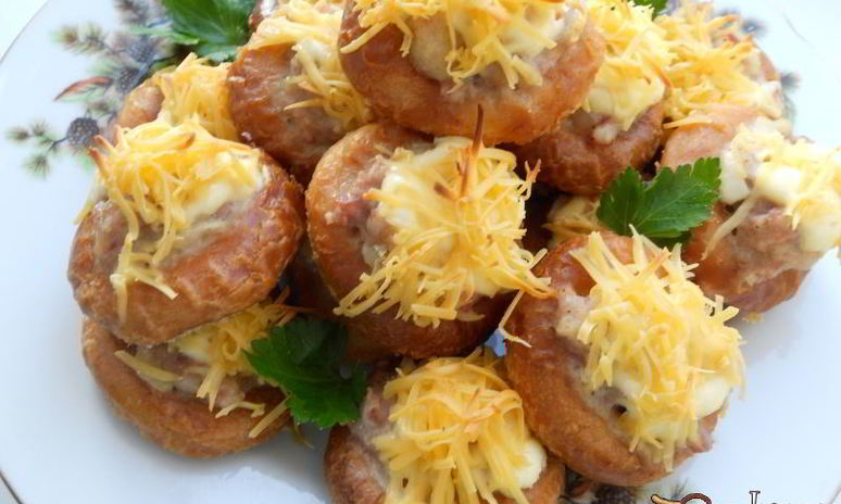 Рецепт бубликов фаршированных мясом