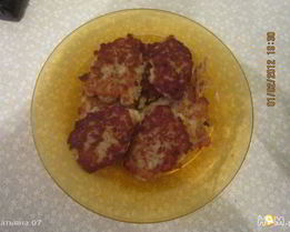 Драники с фаршем