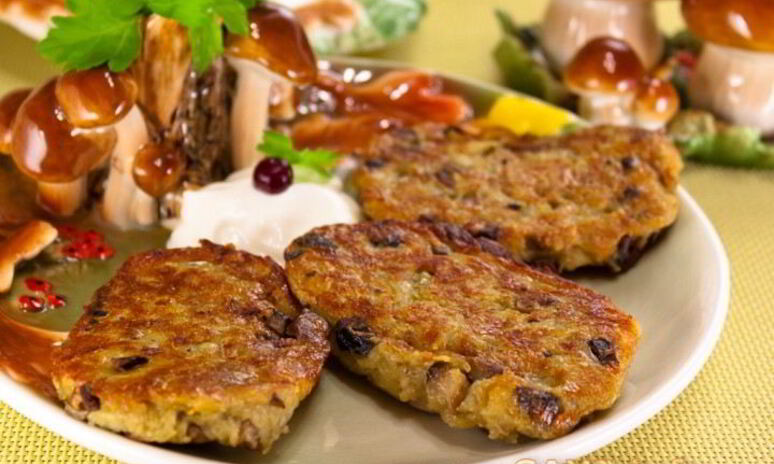Рецепт драников с грибами