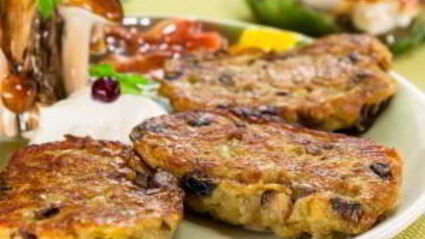 драники с грибами