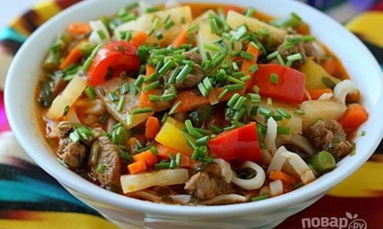 Рецепт дунганской лапши