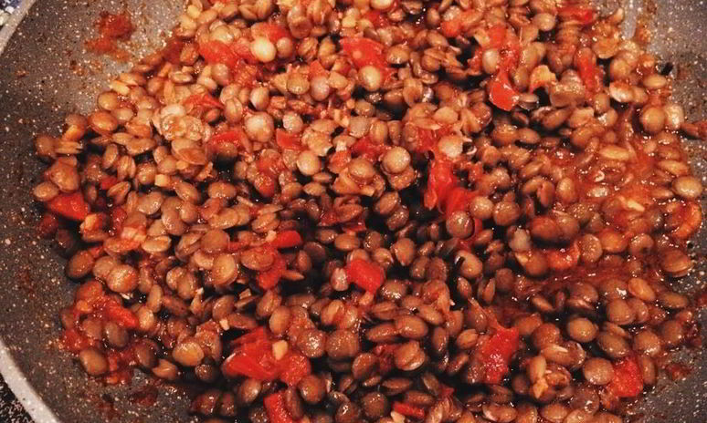 Рецепт гарнира из чечевицы по-азиатски