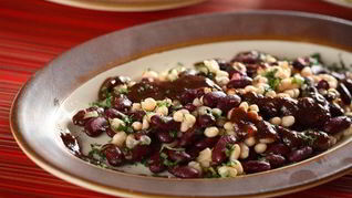 Гарнир из фасоли