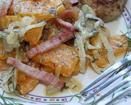 Гарнир из тыквы