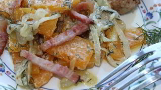 Гарнир из тыквы