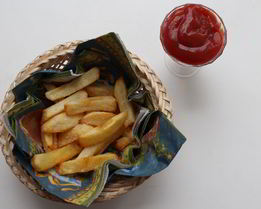 Картофель фри во фритюре