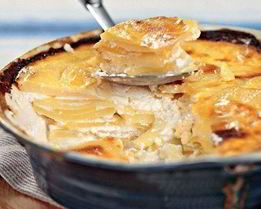 Картофель по-болгарски с творогом