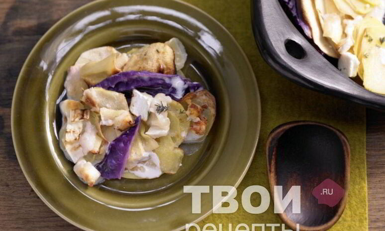 Рецепт картофеля с капустой